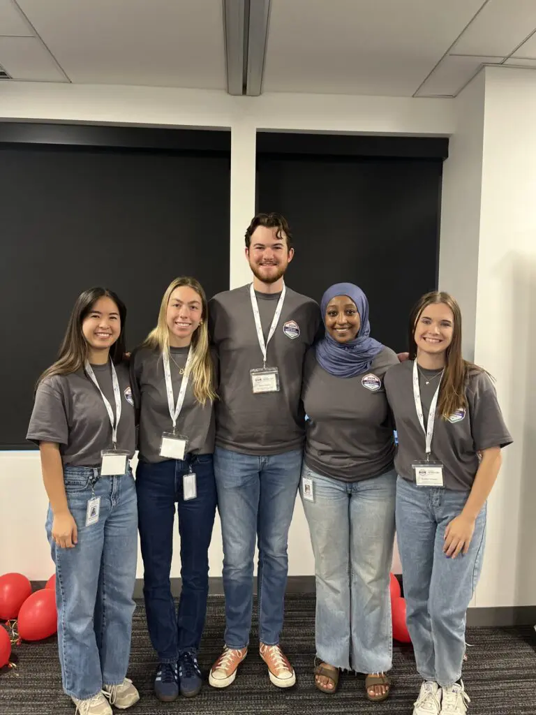 A group of Comcast interns on National Intern Day