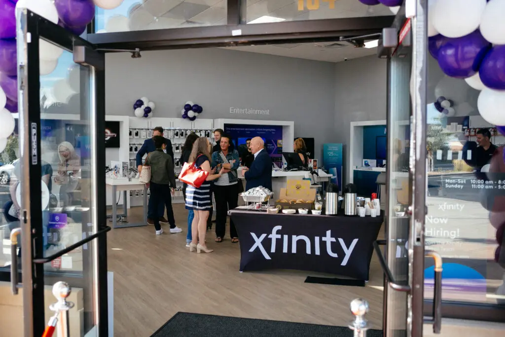 Outside of the new Xfinity Store in Highlands Ranch, Colorado.