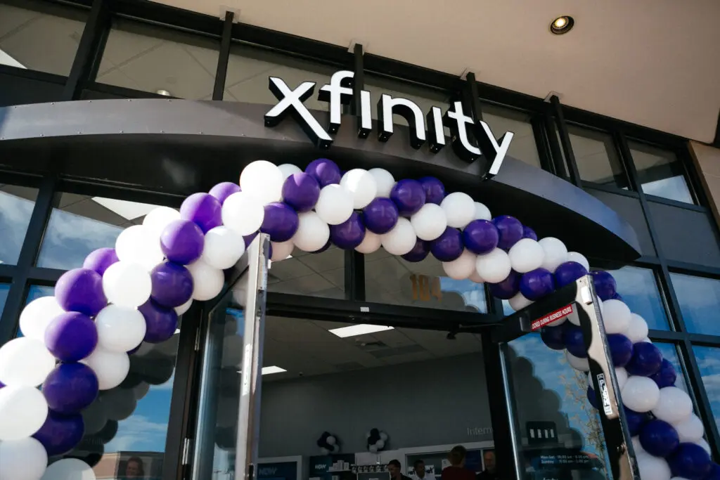 Outside of the new Xfinity Store in Highlands Ranch, Colorado.