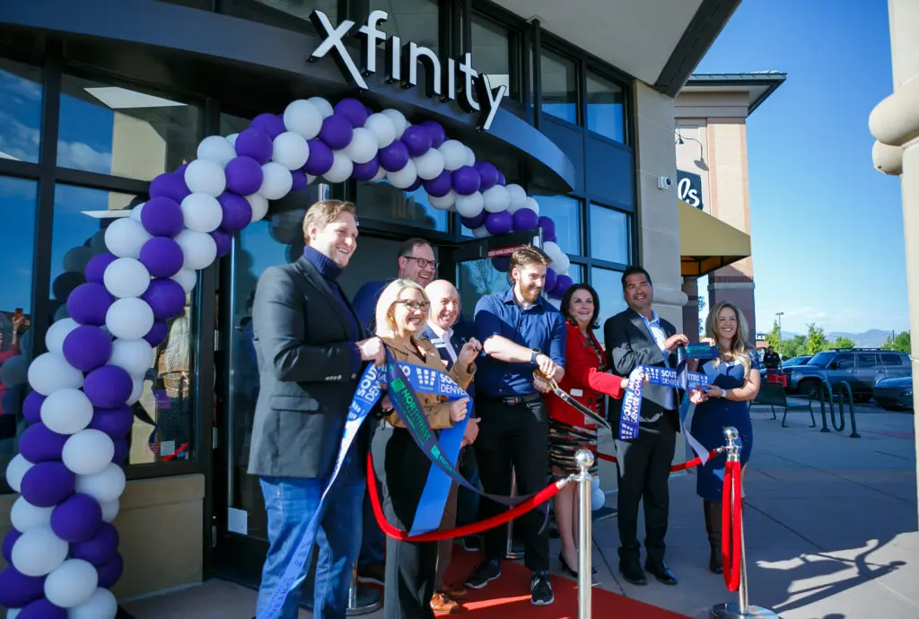 Outside of the new Xfinity Store in Highlands Ranch, Colorado.