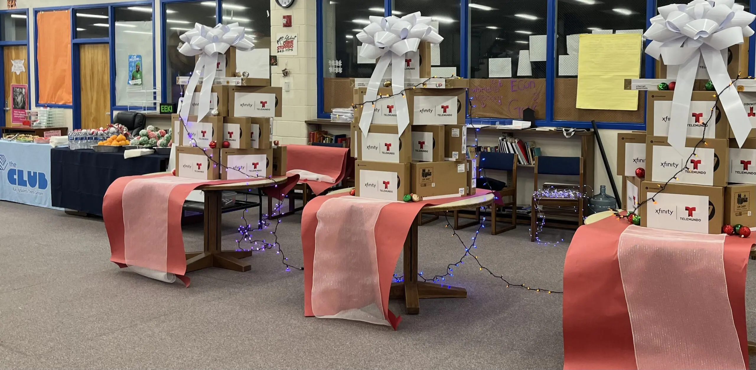 Laptops given away at the Boys & Girls Clubs of Pueblo County holiday event.