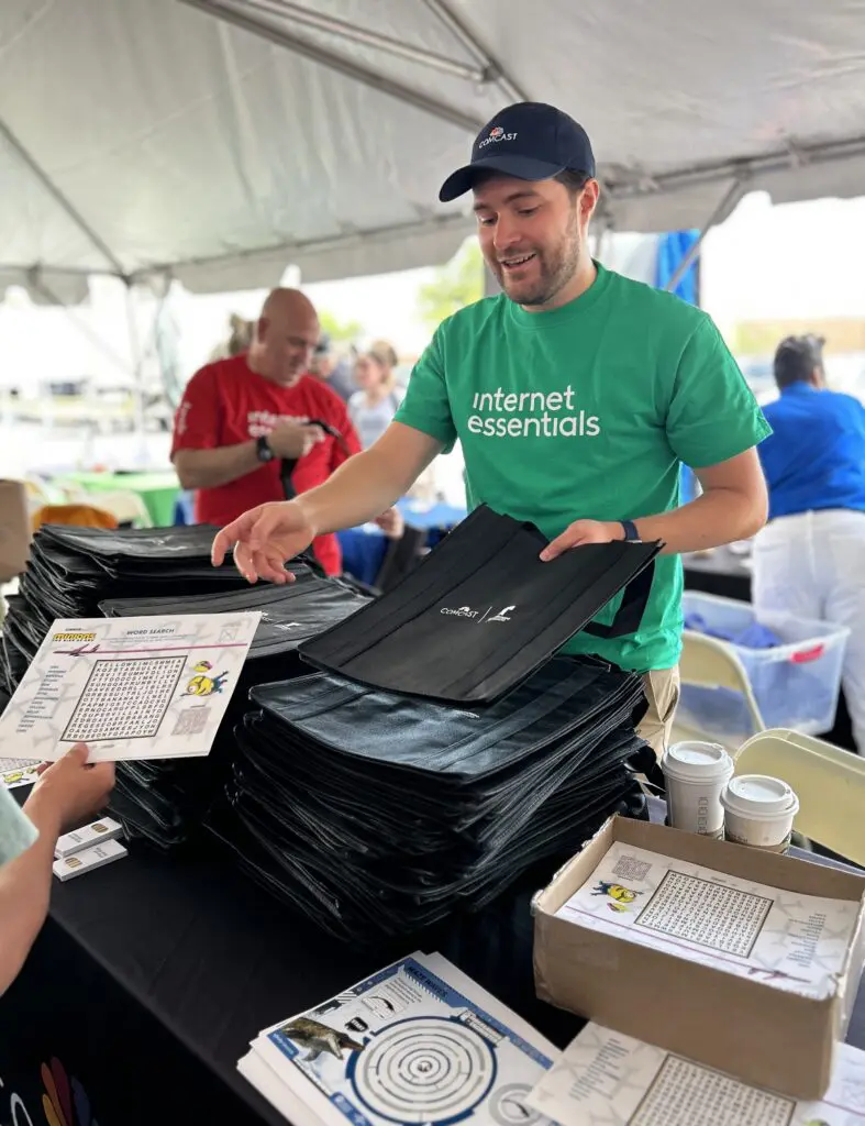 Comcast employees participating in back-to-school events in Colorado