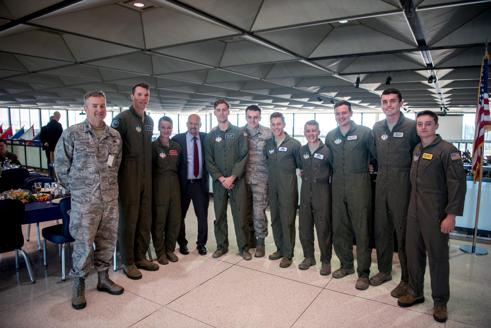 Member of the Air Force Academy in Colorado Springs.