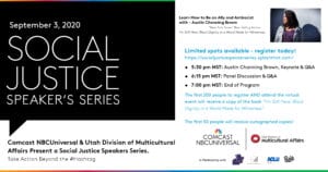 Continuing Anti-Racist and Social Justice Work – Social Justice Speaker’s Series Virtual Event