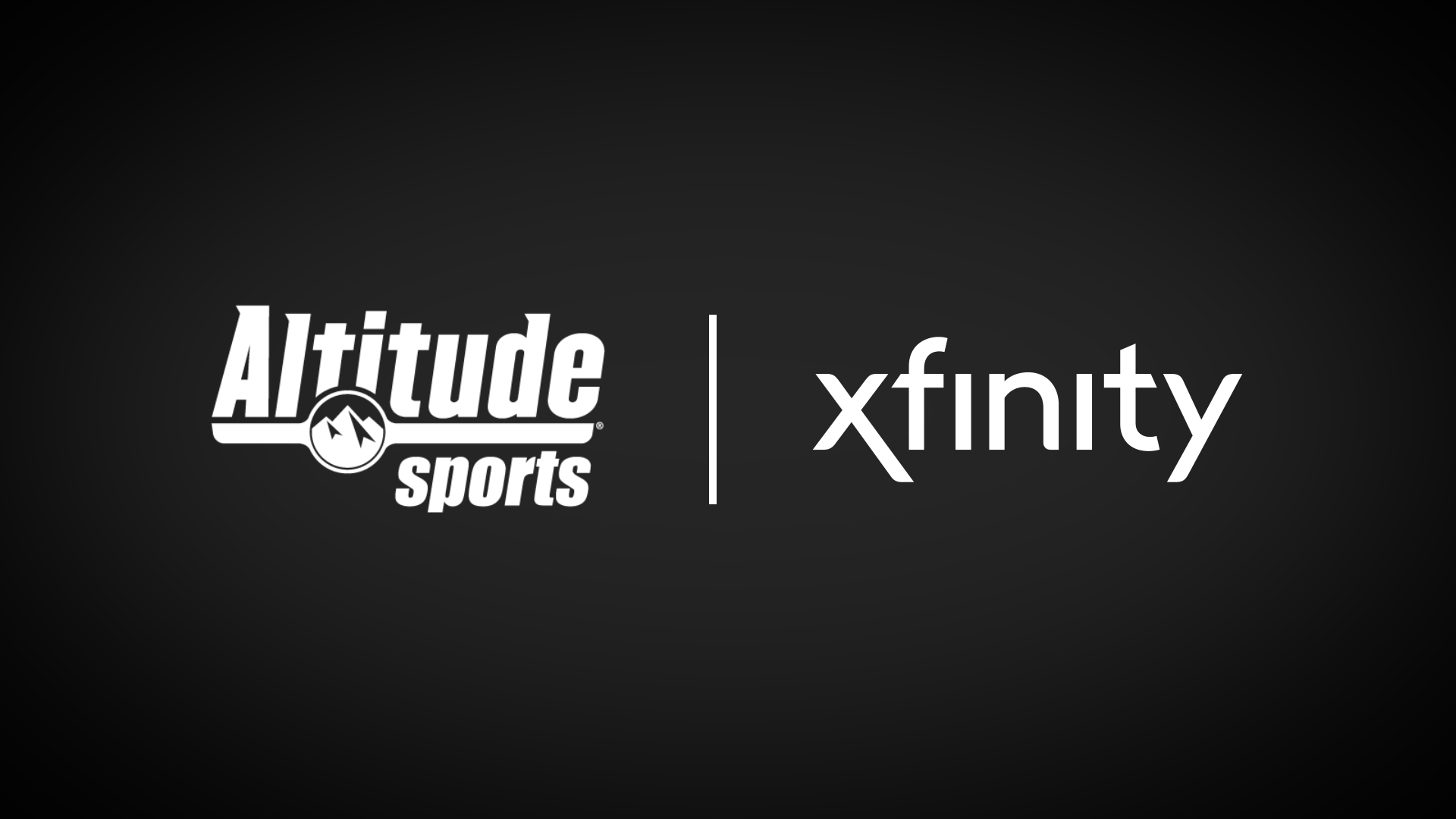 Altitude Sports logo and Xfinity logo.